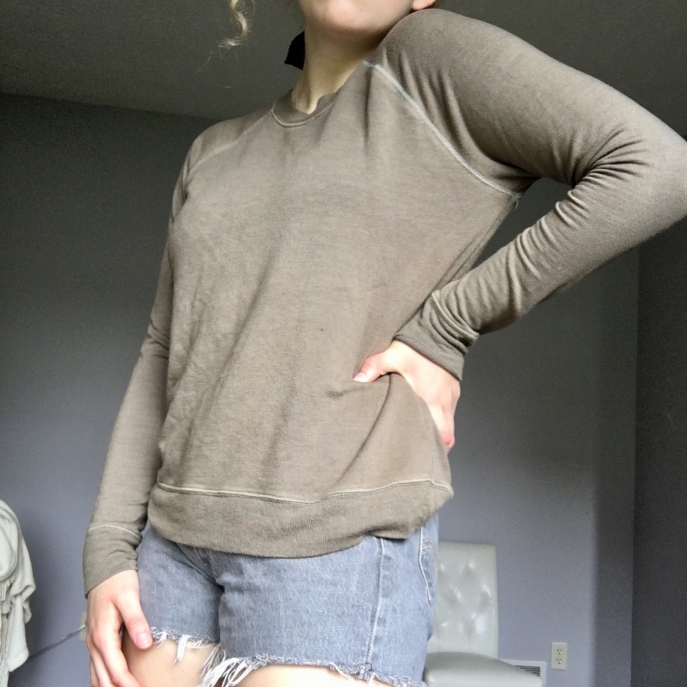 Green Crew neck